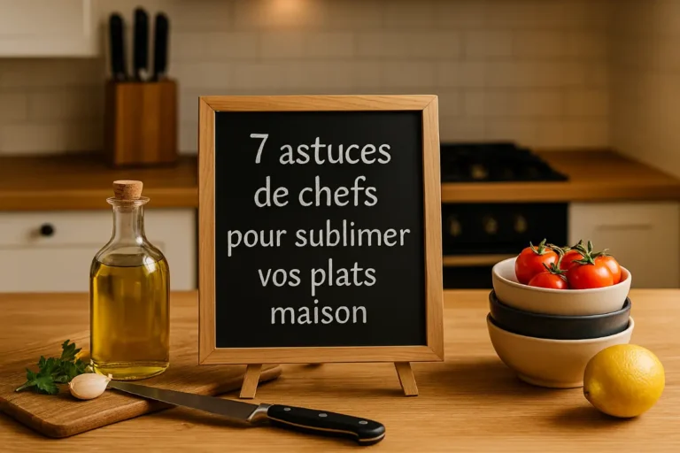 7 astuces de chefs