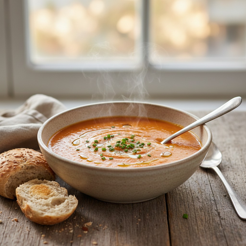 Bol de soupe aux légumes